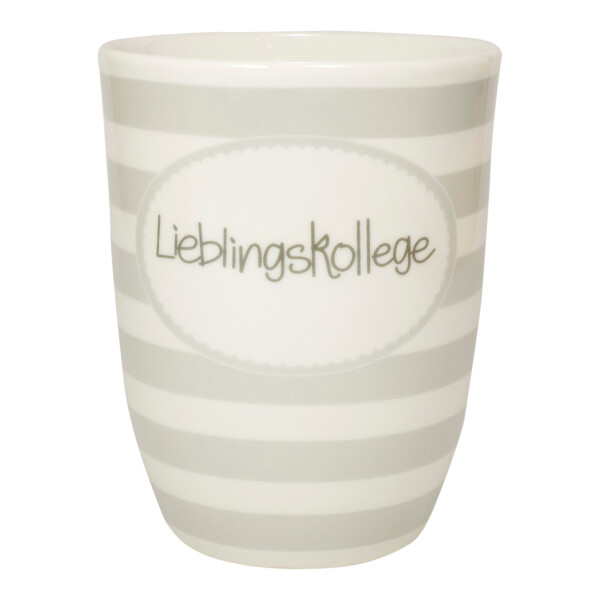 Mea Living Tasse mit Henkel "Lieblingskollege"