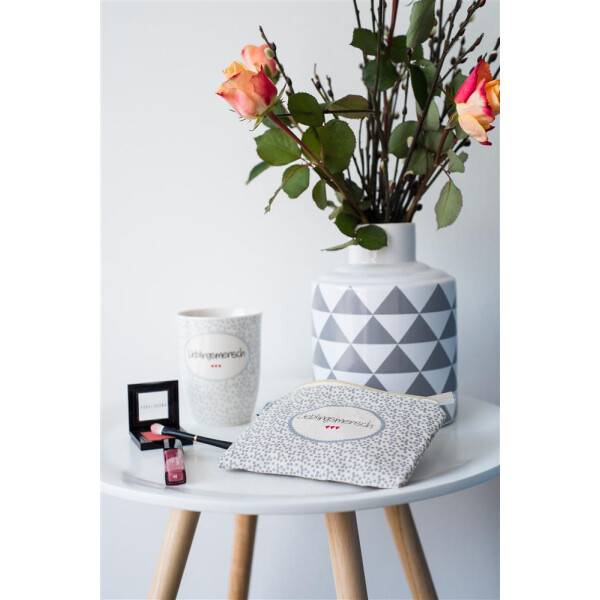 Mea Living Tasse mit Henkel "Lieblingsmensch" rosa zollfrei
