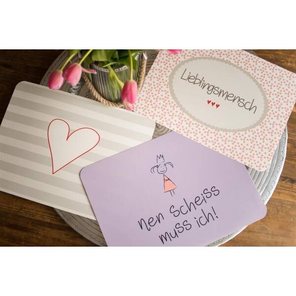 Mea Living Tasse mit Henkel "Lieblingsmensch" rosa zollfrei