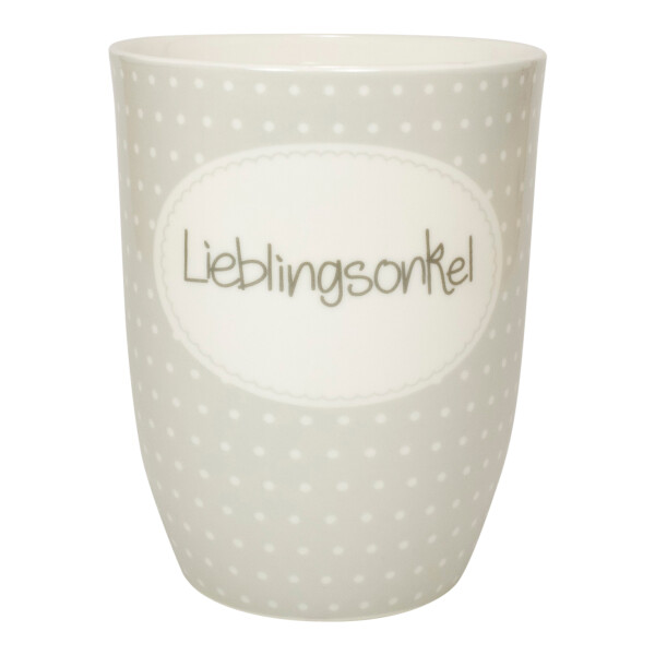 Mea Living Tasse mit Henkel "Lieblingsonkel"