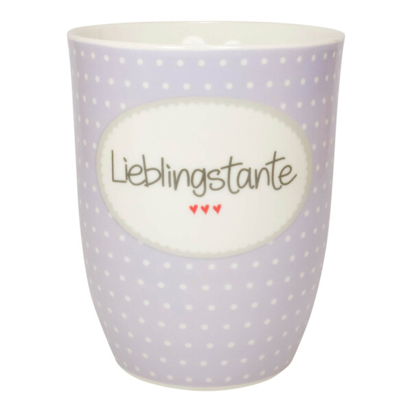 Mea Living Tasse mit Henkel "Lieblingstante"