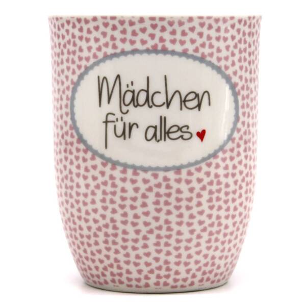 Mea Living Tasse mit Henkel "Mädchen für alles"