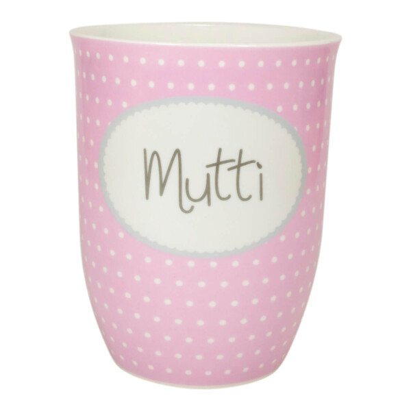 Mea Living Tasse mit Henkel "Mutti"