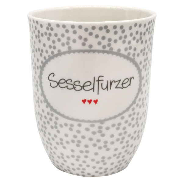 Mea Living Tasse mit Henkel "Sesselfurzer"