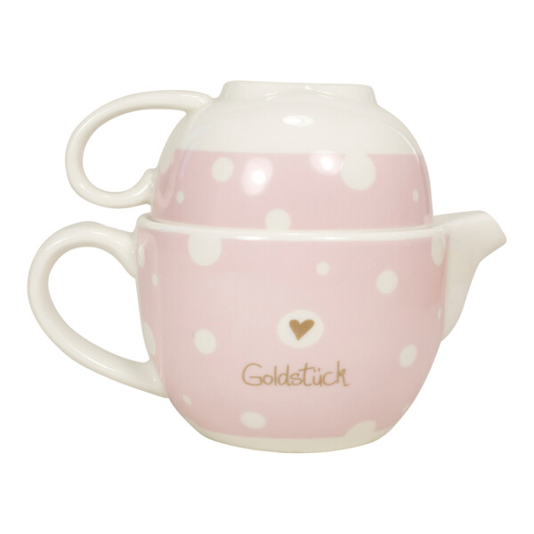 Mea Living Teekanne,Tasse mit Golddruck "Goldstück" Online Shopping