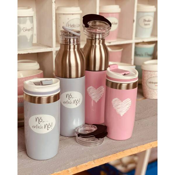 Mea Living Thermobecher to Go "Herz" rosa Preisnachlass