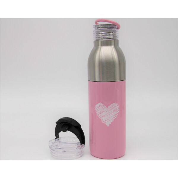 Mea Living Thermoflasche "Herz" rosa Black Friday