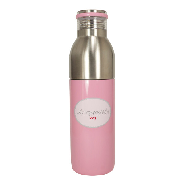 Mea Living Thermoflasche "Lieblingsmensch" rosa Cyber Monday
