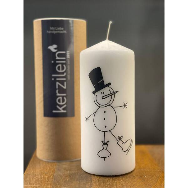 Mea Living Flamme, weiß/anthrazit "Schneemann" Blitzangebot
