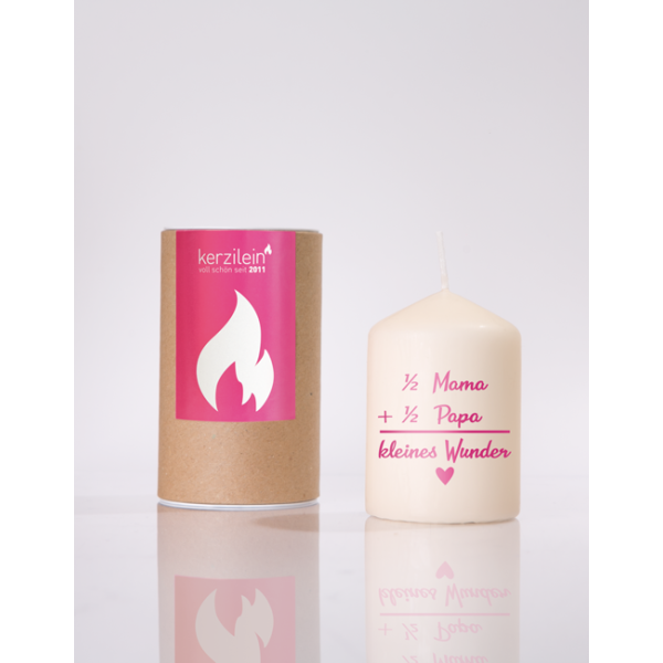 Mea Living Flämmchen, pink "KLEINES WUNDER"