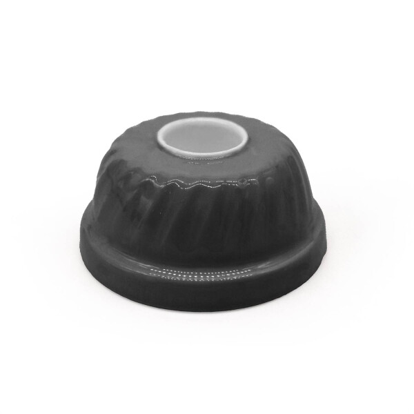 Mea Living Kerzenständer "Gugelhupf" grau, Ø 7,5cm, Kerzenhalter