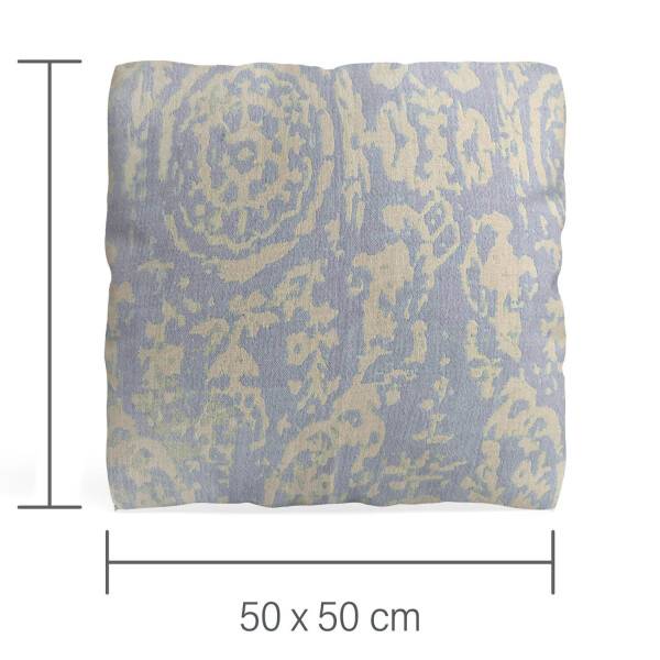 Mea Living Kissenbezug blau 50x50 cm Fabrikverkauf