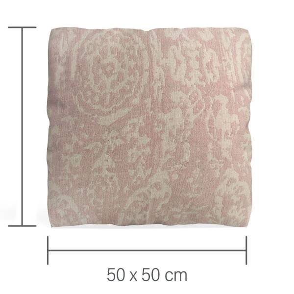 Mea Living Kissenbezug rosa 50x50 cm Limitierter Zeitrabatt