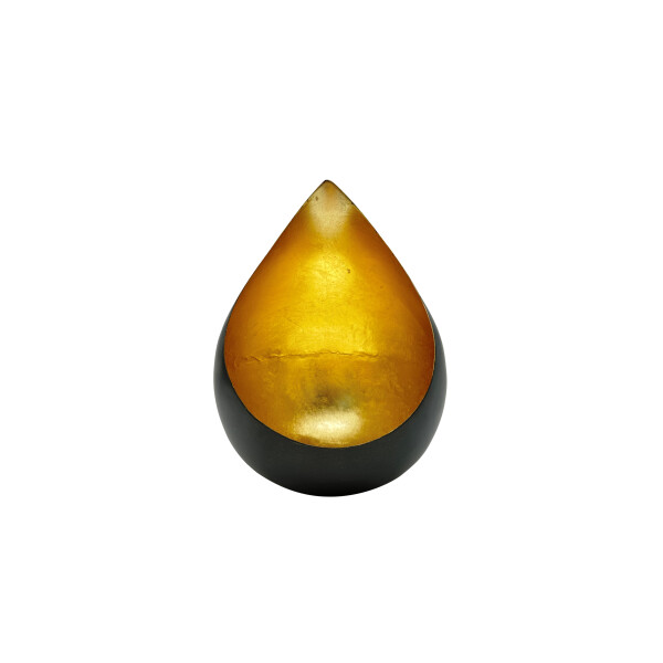 Mea Living Goldlicht Flame anthrazit/gold 17,5 cm