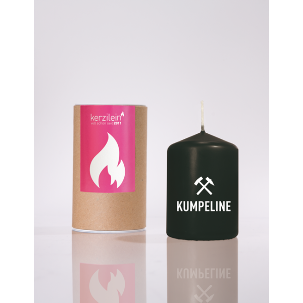 Mea Living Flämmchen, schwarz/weiß "KUMPELINE"