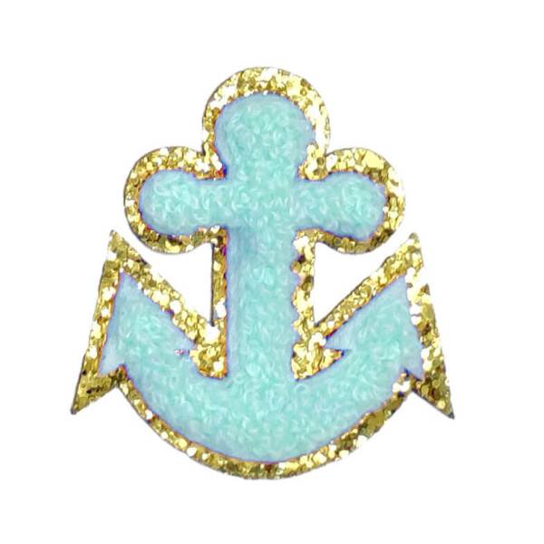 Mea Living Sticker "Anker" mint/gold Glitter