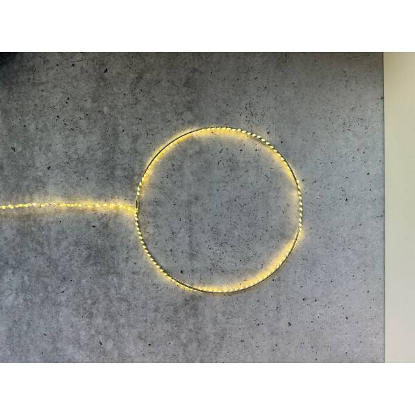 Mea Living LED-Ring 30cm, silber - 144 LED´s