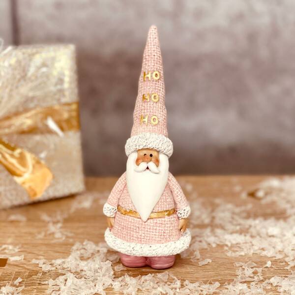 Mea Living Weihnachtsmann Nico groß rosa/gold 6cm x 5cm x 15.5 Nur für heute