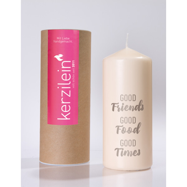 Mea Living Flamme, grau "GOOD FRIENDS"