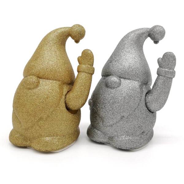 Mea Living Winke-Wichtel Silber 16,5cm Fabrikverkauf