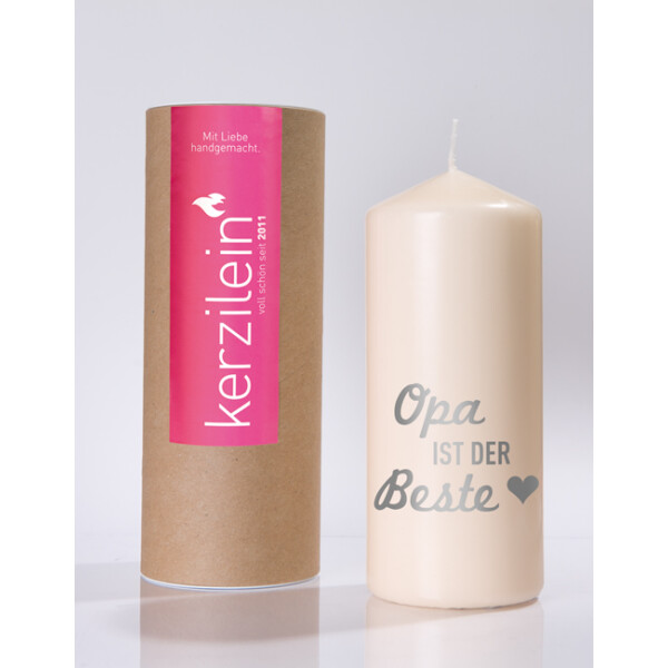 Mea Living Flamme, grau "OPA IST DER BESTE"
