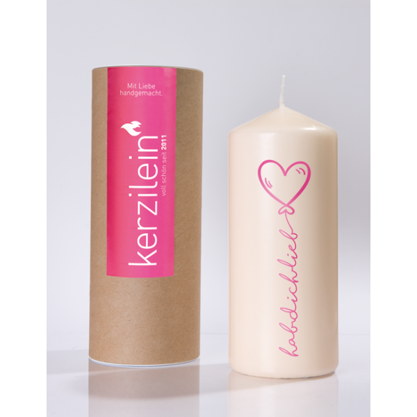Mea Living Flamme, pink "HAB DICH LIEB" Ballon