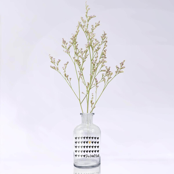 Mea Living Glas mit Stabkerze, gold "DU BIST TOLL HERZEN" Letzter Tag