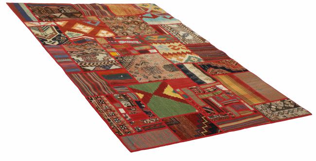 Nain Trading Kelim Patchwork 199 x 141 Neueste Mode