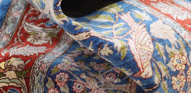 Nain Trading Hereke Seide 91 x 59 im Angebot