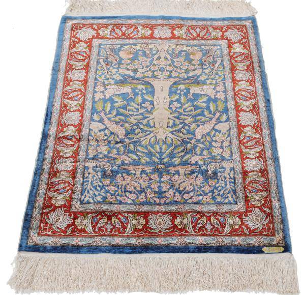 Nain Trading Hereke Seide 91 x 59 im Angebot