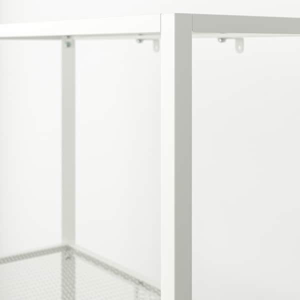 BAGGEBO Regal, Metall/weiß, Bis zu 65% Rabatt