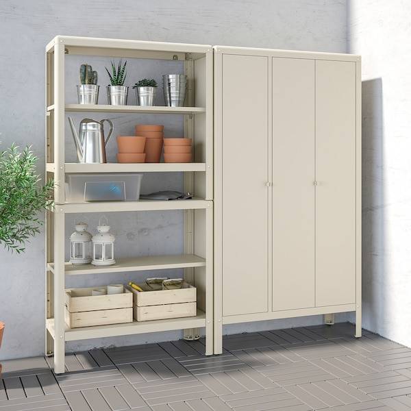 KOLBJÖRN Schrank drinnen/draußen, beige, Hotsell