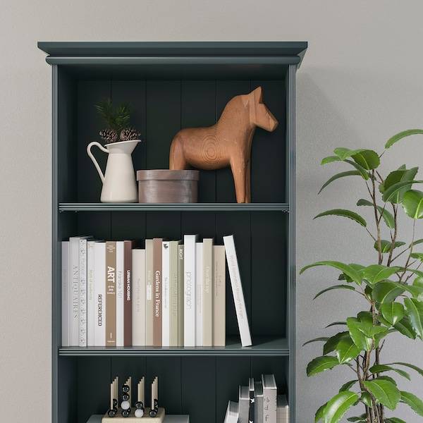 LOMMARP Bücherregal, dunkel blaugrün, Top Angebot