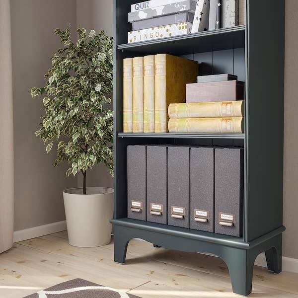 LOMMARP Bücherregal, dunkel blaugrün, Top Angebot