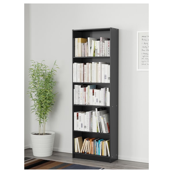 FINNBY Bücherregal, schwarz, Neuheiten