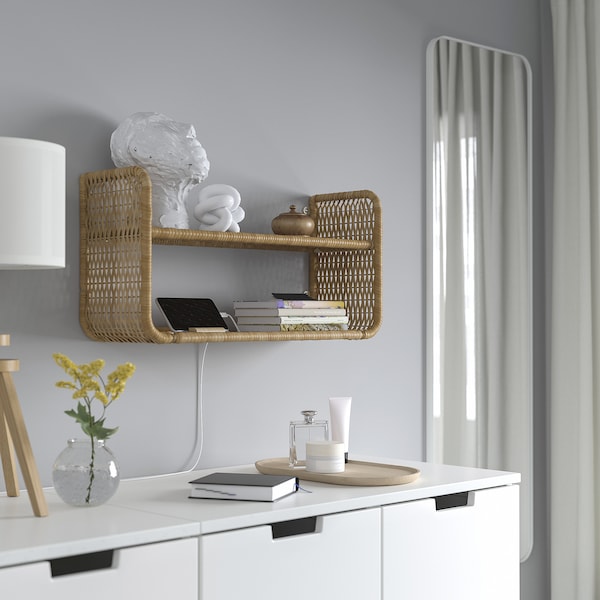 FRYKSÅS Wandregal, Rattan, Bestseller