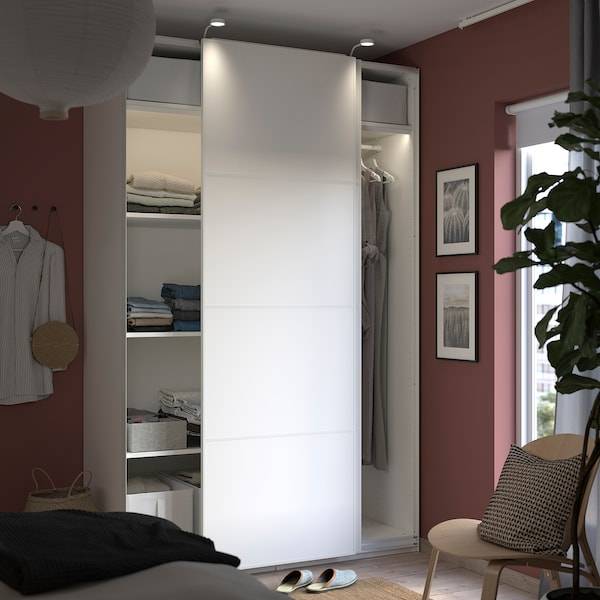 PAX Korpus Kleiderschrank, weiß, Sonderangebot der Fabrik