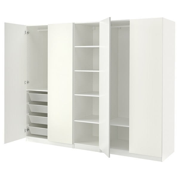 PAX / FORSAND Kleiderschrank, weiß/weiß, Vierteljährliche Förderung