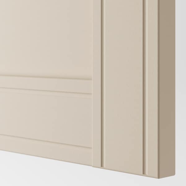 PAX / FLISBERGET Kleiderschrank, weiß/hellbeige, Discount Store für neue Produkte