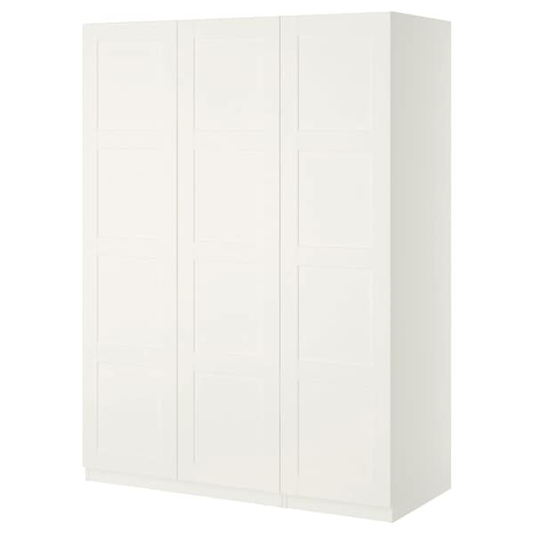 PAX / BERGSBO Kleiderschrank, weiß/weiß, Outlet