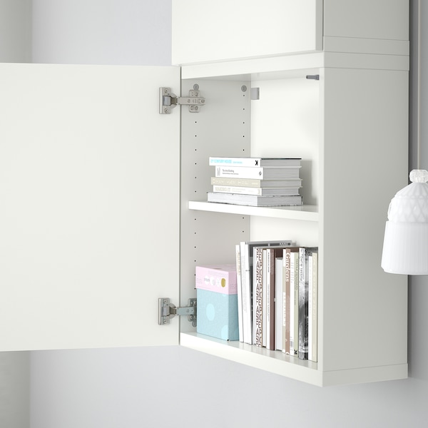 BESTÅ Wandschrank mit 2 Türen, weiß/Lappviken weiß, Hotsell