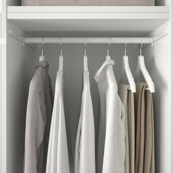 PLATSA Kleiderschrank mit 6 Türen, weiß/Fonnes weiß, Osterangebot
