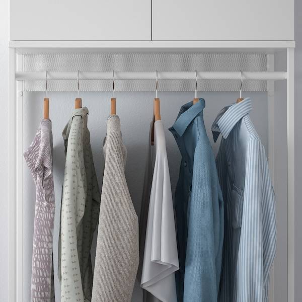 PLATSA Kleiderschrank m 2 Türen+3Schubl., weiß/Fonnes weiß, Top Angebot