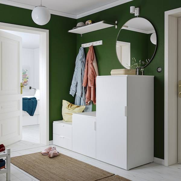 PLATSA Kleiderschrank m 2 Türen+2Schubl., weiß/Fonnes weiß, Zeitlich begrenztes Angebot
