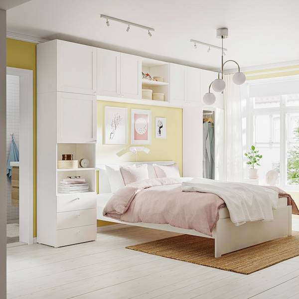 PLATSA Klschrank/8 Türen+3 Schubl., weiß/Fonnes Sannidal, Exklusive Angebote