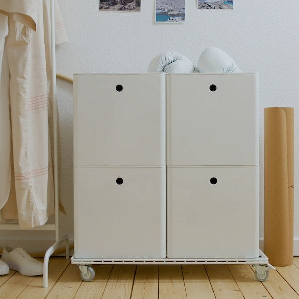 KUGGIS Box mit Deckel, weiß, Zeitbegrenzte Promotion