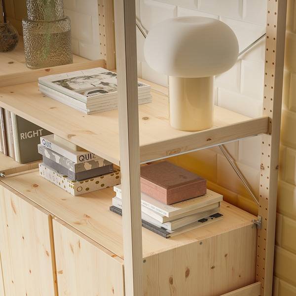 IVAR 2 Elem/Böden/Schrank, Kiefer, zollfrei