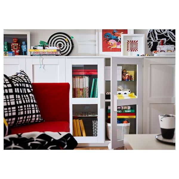 BRIMNES Schrank mit Türen, weiß, Angebote