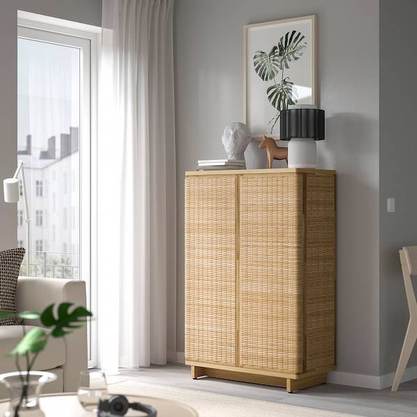 FRYKSÅS Schrank, Rattan, Günstiger Verkauf