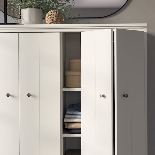 IDANÄS Schrank mit Falttüren, weiß, Fabrik Onlineshop